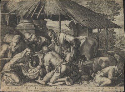 Adorazione dei pastori da Jan Sadeler